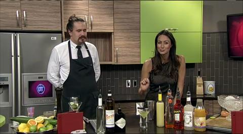 Josh Byrne at Dinner Television