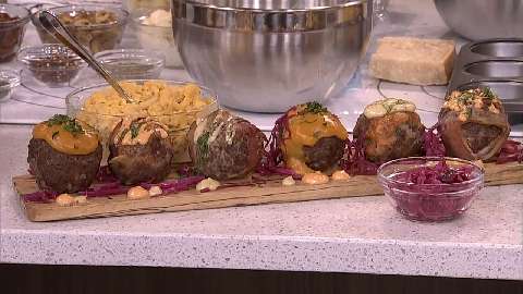 Chef Devan’s Italian meatloaf and meatloaf muffins