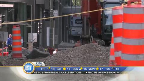 Construction around Bell Centre angers restaurant owners