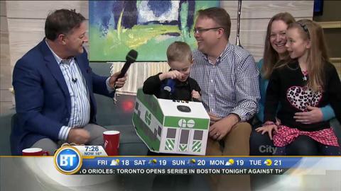 Celebrating GO train fan, Hunter’s birthday